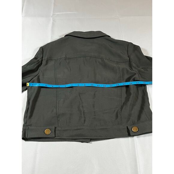 Industry Republic Clothing army green jacket size small excellent condition - Picture 6 of 6
